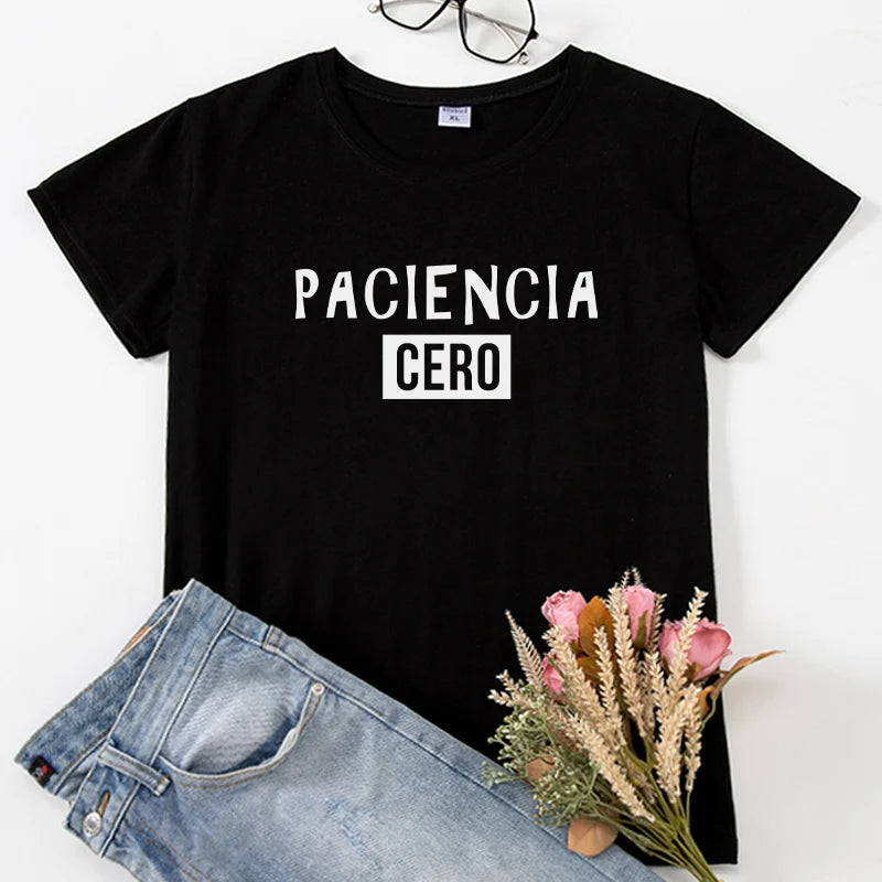 Camisa de manga curta feminina oversized malha algodão